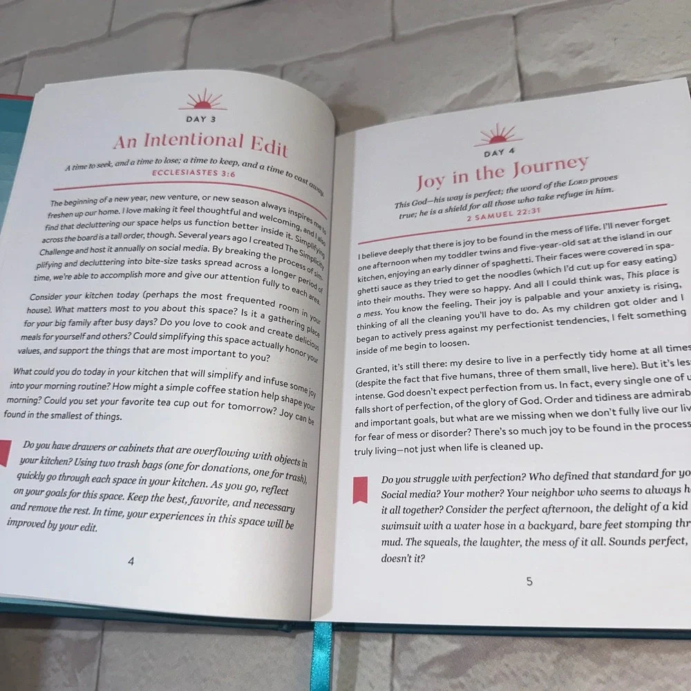 Sure as the Sunrise Emily Ley 100 Morning Meditations Christian Devotional Book